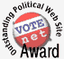 Votenet.com Award for Outstanding Political Web Site